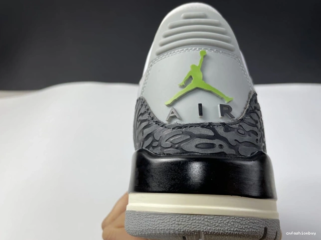 3 Jordan Air Chlorophyll 136064-006 Retro 0901